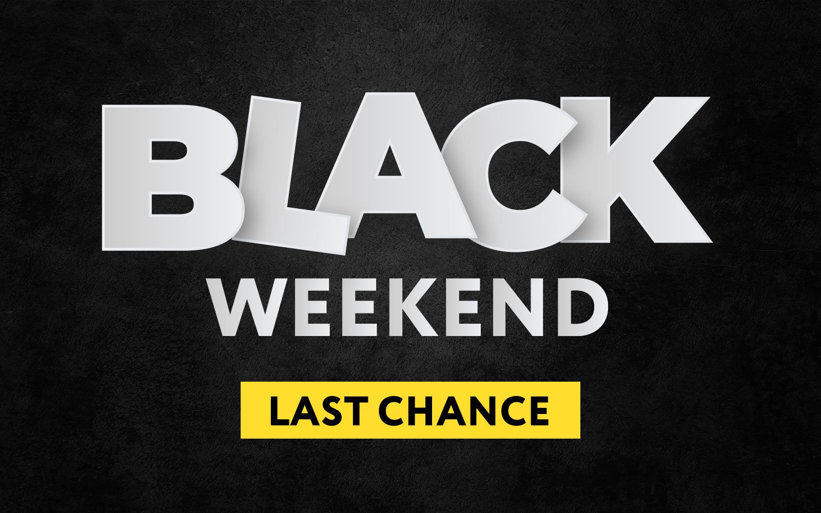 LAST CHANCE - THE ABRITES BLACK WEEKEND ENDS TONIGHT!