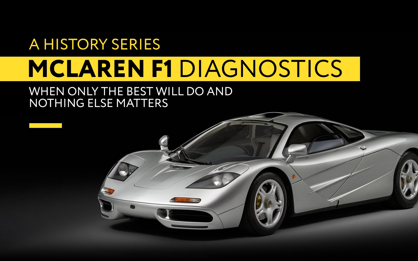 MCLAREN F1 DIAGNOSTICS. WHEN ONLY THE BEST WILL DO AND NOTHING ELSE  MATTERS. - Abrites Worldwide
