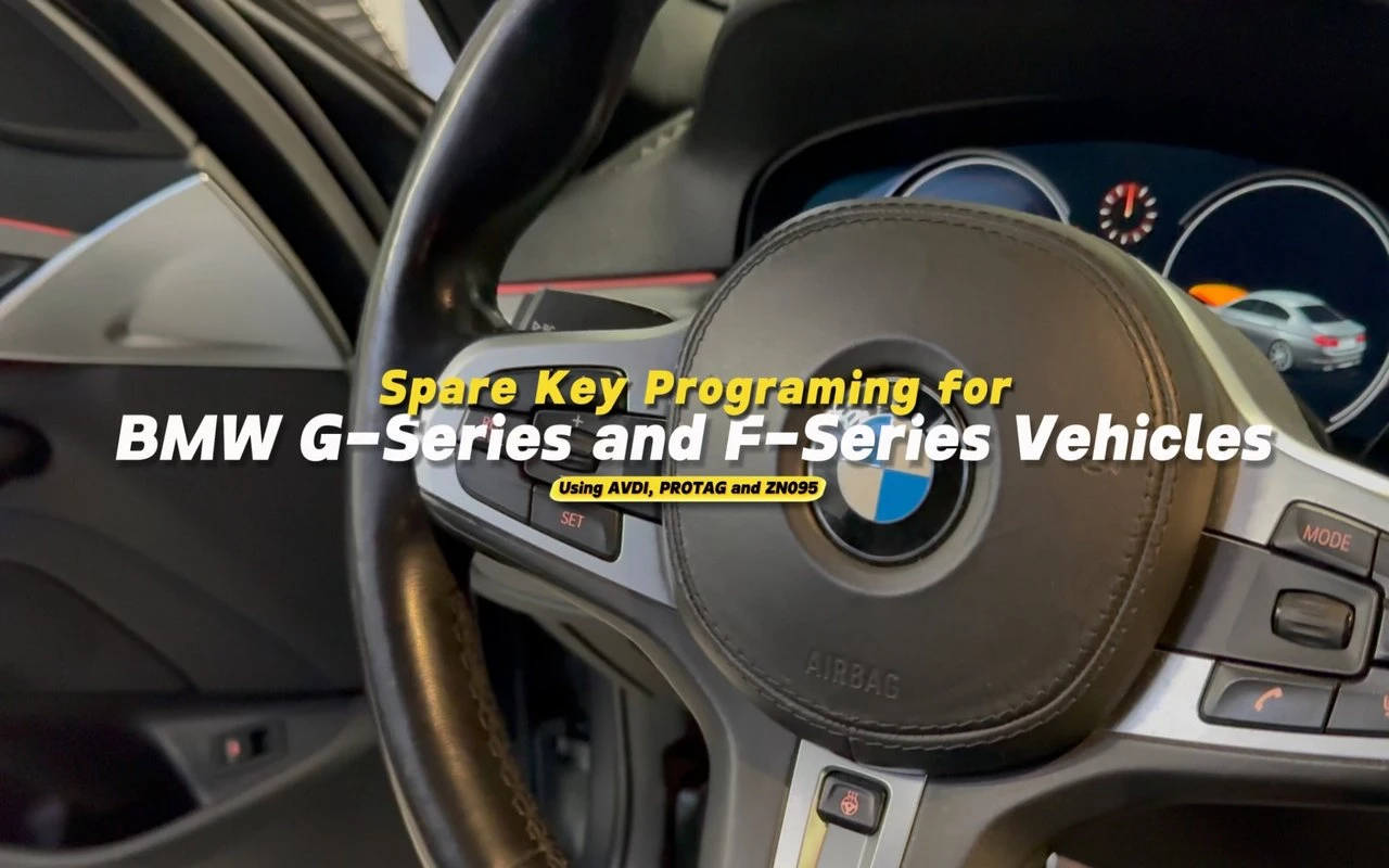 New Video Tutorial: How to Program Spare Keys for BMW G- & F-Series (BDC2) Vehicles