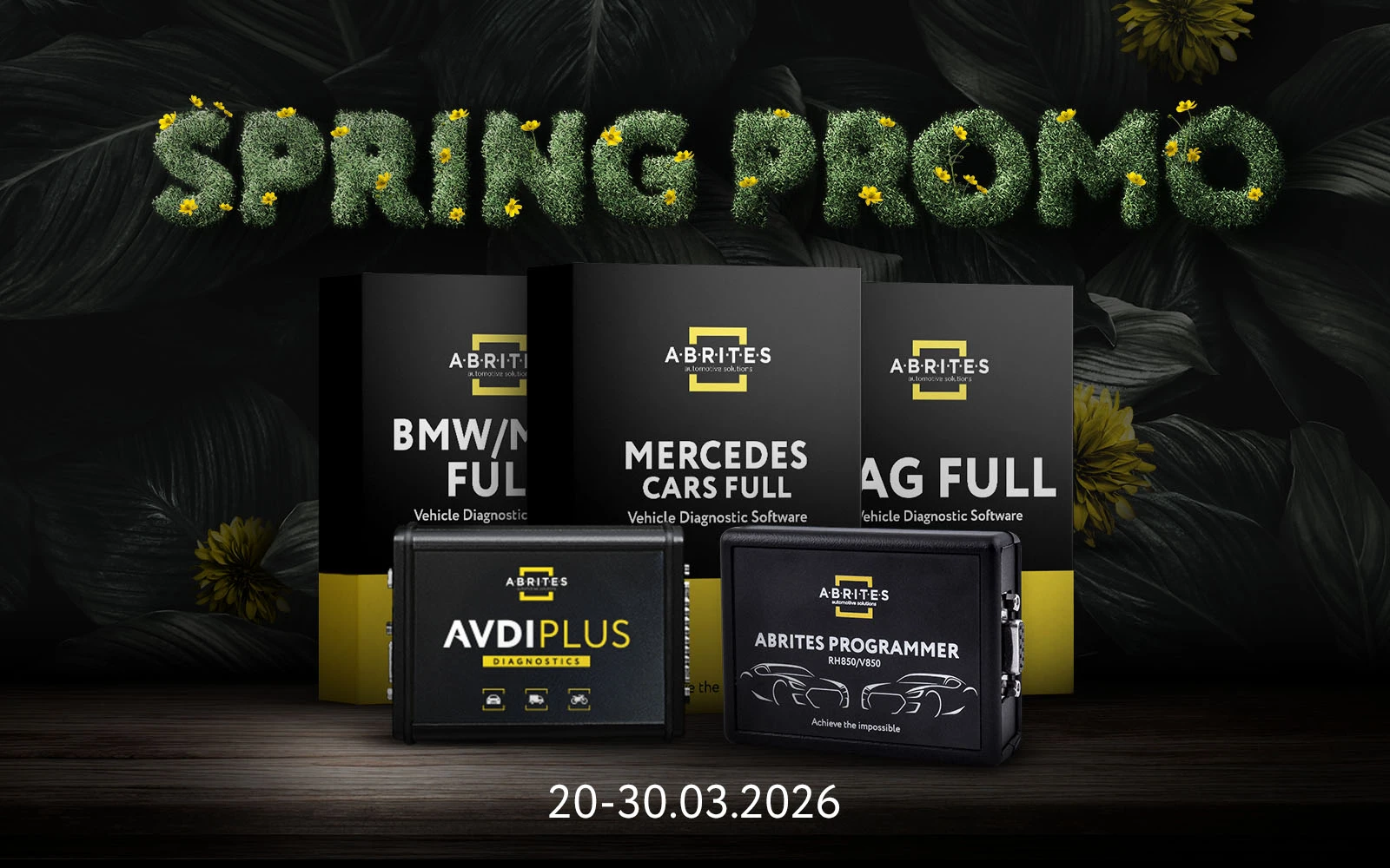 The Abrites Spring Promo is LIVE! Up to -20 % Discount on Software and More Offers for You!