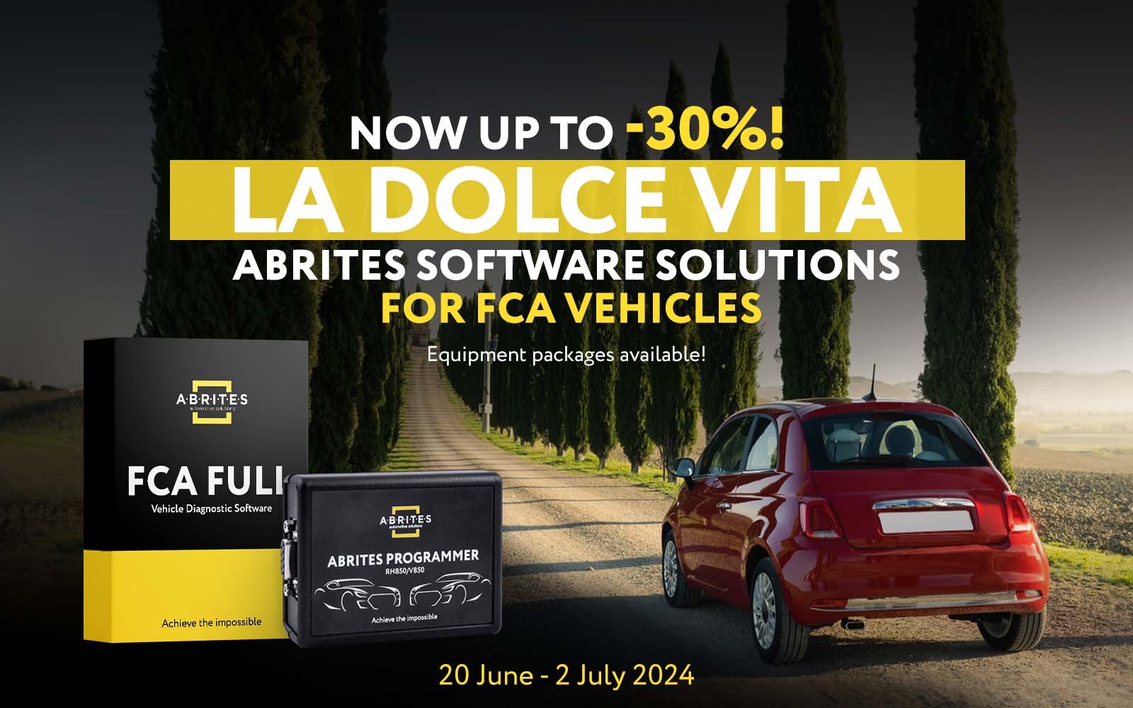 LA DOLCE VITA ABRITES DIAGNOSTICS FOR FCA PROMO