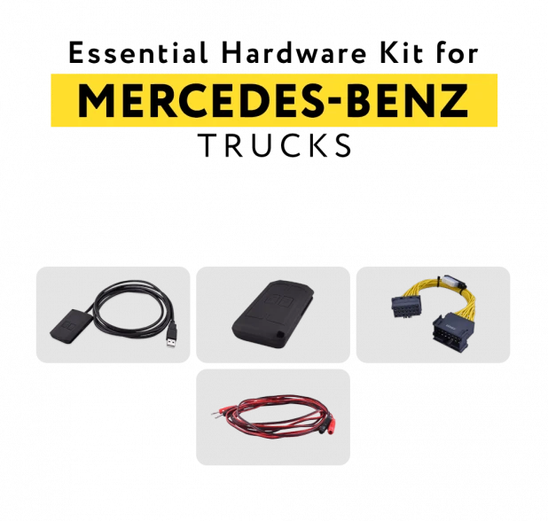 Essential Hardware Kit for Mercedes-Benz Trucks by ABRITES