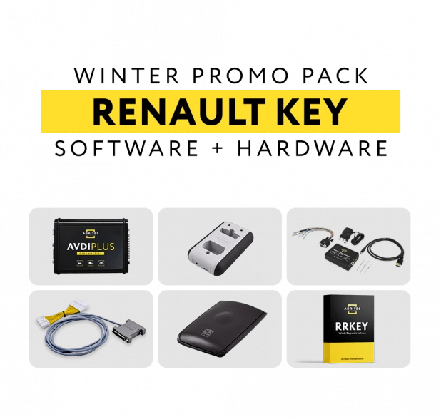 Winter Promo Key Programming Pack for Renault and Dacia Vehicles by ABRITES