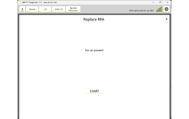 A computer screen with a yellow and black background. Description generated by AI