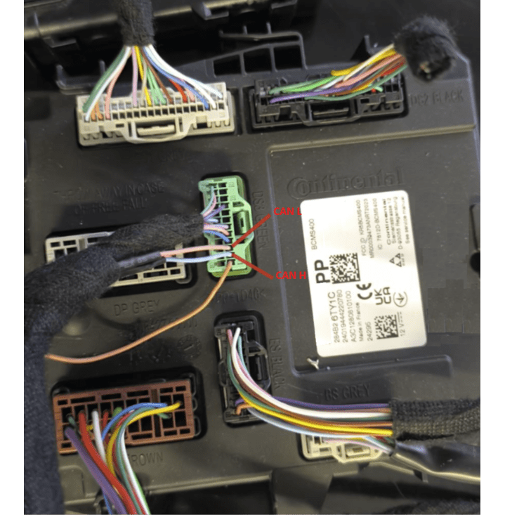 A close up of a computer circuit board with a sticker on it. AI generated content