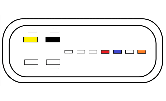 A white track with a yellow line on it. AI generated content