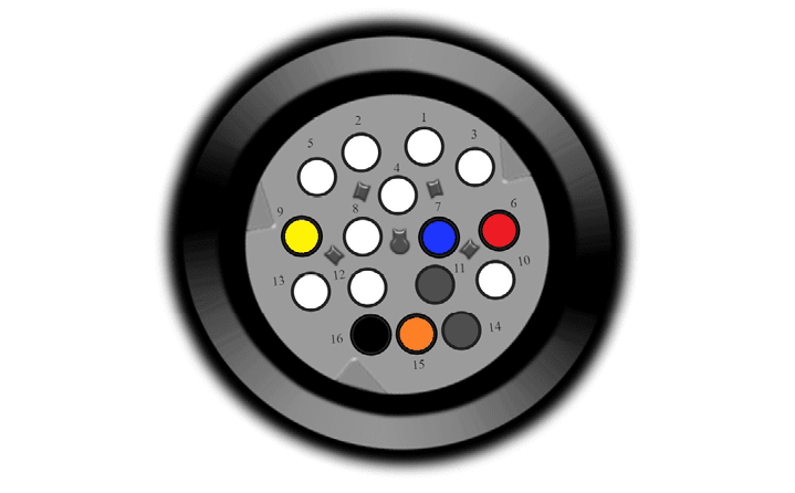 A close-up of a cable with several buttons on it. AI generated content